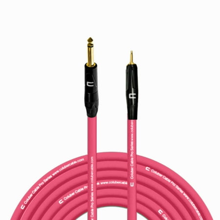 Coluber Cable 1/4" TS Male to 3.5 TS Male - Pro 3-Pin Microphone Connector