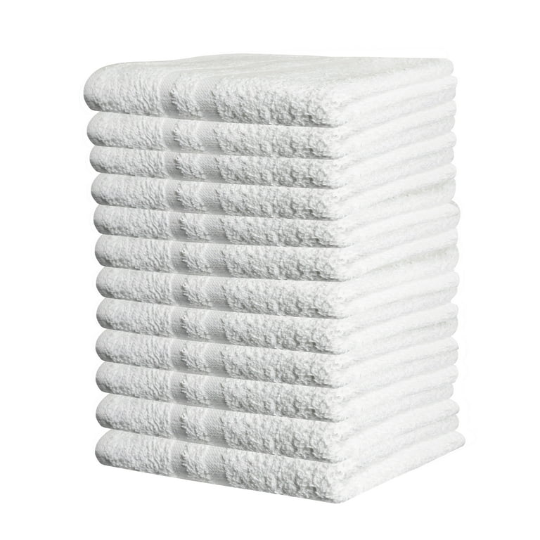 Bath Towels In Bulk 100% Ringspun Cotton White