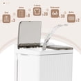thumbnail image 4 of SUNCROWN Portable Washing Machine with Longer Hose, 28Lbs Compact Mini Washer and Dryer Combo,Twin Tub Washing Machine Laundry Compact Washer spinner Combo for Apartments RVs and Dorms(Grey), 4 of 10