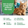 thumbnail image 4 of TevraPet FirstAct Plus Flea and Tick Prevention for Cats over 1.5 lbs, 3 Monthly Treatments, 4 of 8