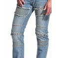 thumbnail image 4 of MEN'S GLACIER FIVE POCKETS MOTO SLIM FIT JEANS, 4 of 9