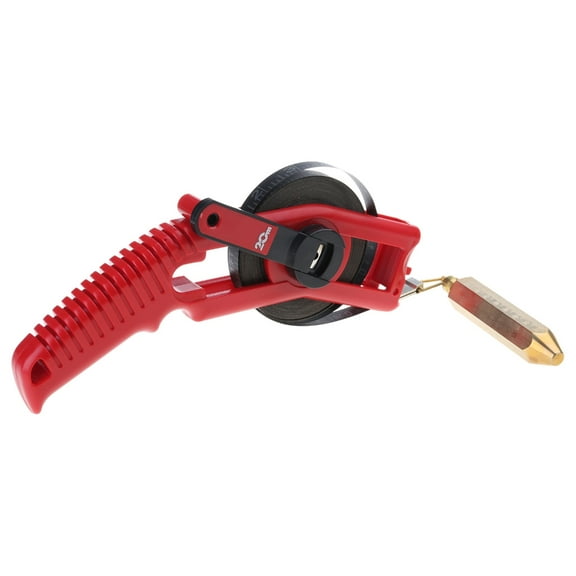 Necvior Carbon Steel Oil Gauging Tape 15/20/30/50M Measure Ruler with Brass Plumb Bob