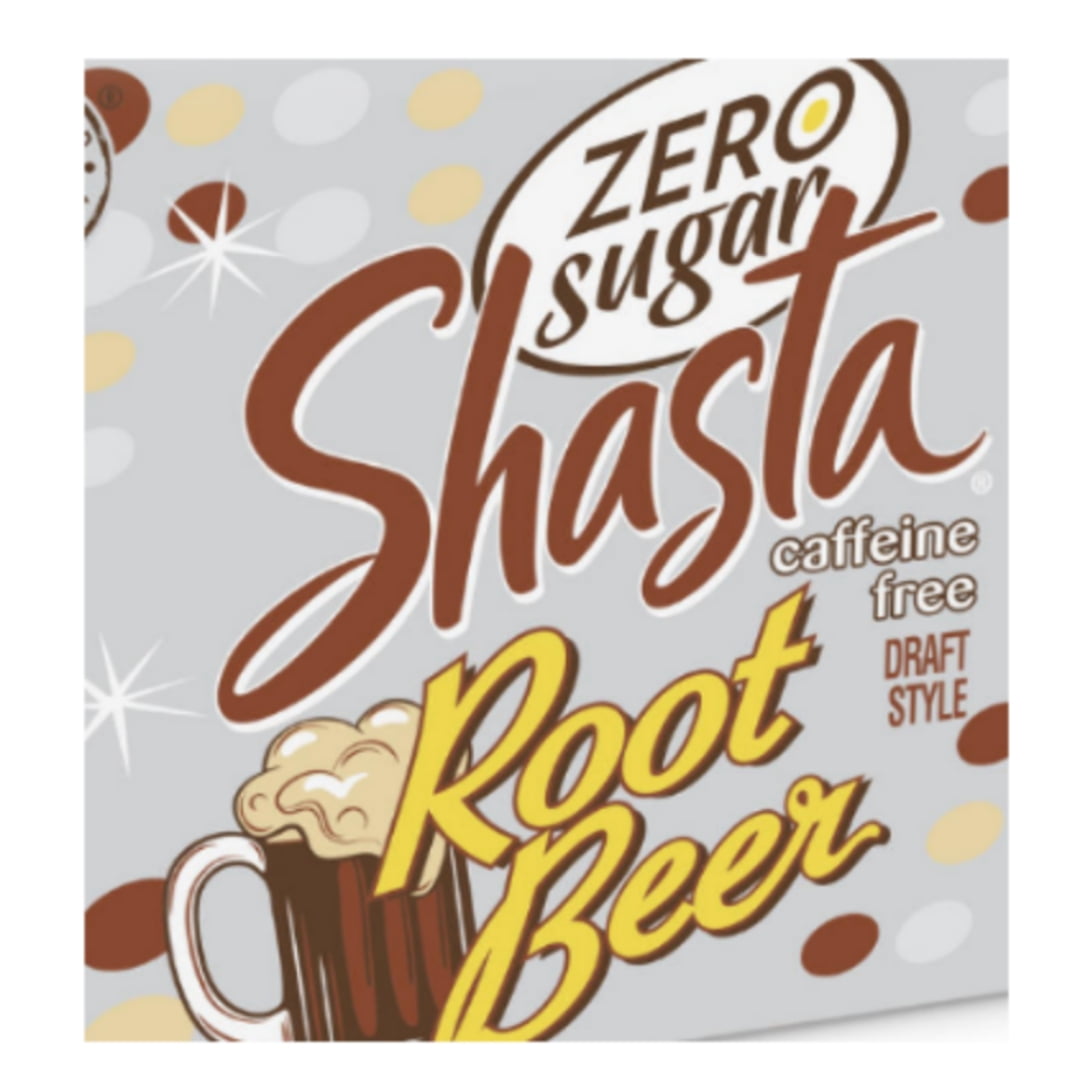Shasta Zero Sugar Root Beer Soda - 24 Cans