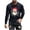 Navy, variant on Feancey Men's Long Sleeve Christmas Tees Cute Santa Claus Print Slim Fit T-Shirts Xmas Stretchy Casual Crewneck Tops Big And Tall Cool Streetwear Tee Shirt Green M