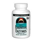 Source Naturals Daily Essential Enzymes, 500 mg, 240 Capsules