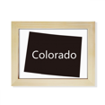 thumbnail image 1 of Colorado America USA Map Outline Desktop Photo Frame Picture Art Decoration Painting 6x8 inch, 1 of 3