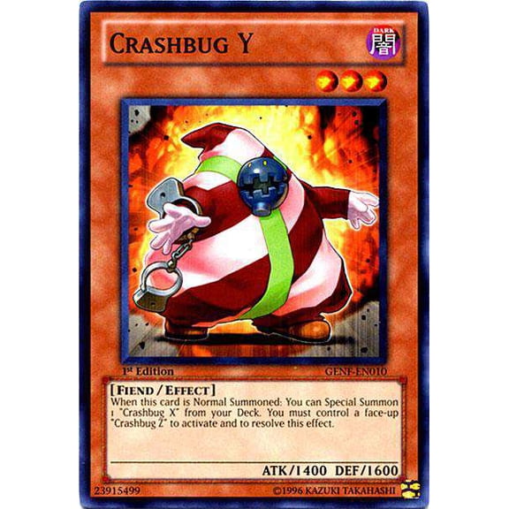 YuGiOh Generation Force Common Crashbug Y GENF-EN010