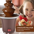 thumbnail image 4 of 3 Tier Electric Chocolate Fountain Machine 10oz Capacity Stainless Steel Cheese Fondue Melting Maker Party Wedding (asshown ), 4 of 6