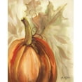 thumbnail image 2 of Talent, Kelley 26x31 Black Ornate Wood Framed with Double Matting Museum Art Print Titled - Golden Fall Pumpkin, 2 of 4