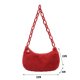 thumbnail image 3 of Bolsa retro para axilas de felpa con cadena acrílica para mujer, pequeños informales (rojo) Ehuebsd Para Estrenar, 3 of 8