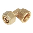 thumbnail image 2 of Conectores de codo hembra con tornillo de latón, acoplador rápido compuesto de aluminio comprimido, conector roscado para agua y gas., 2 of 5