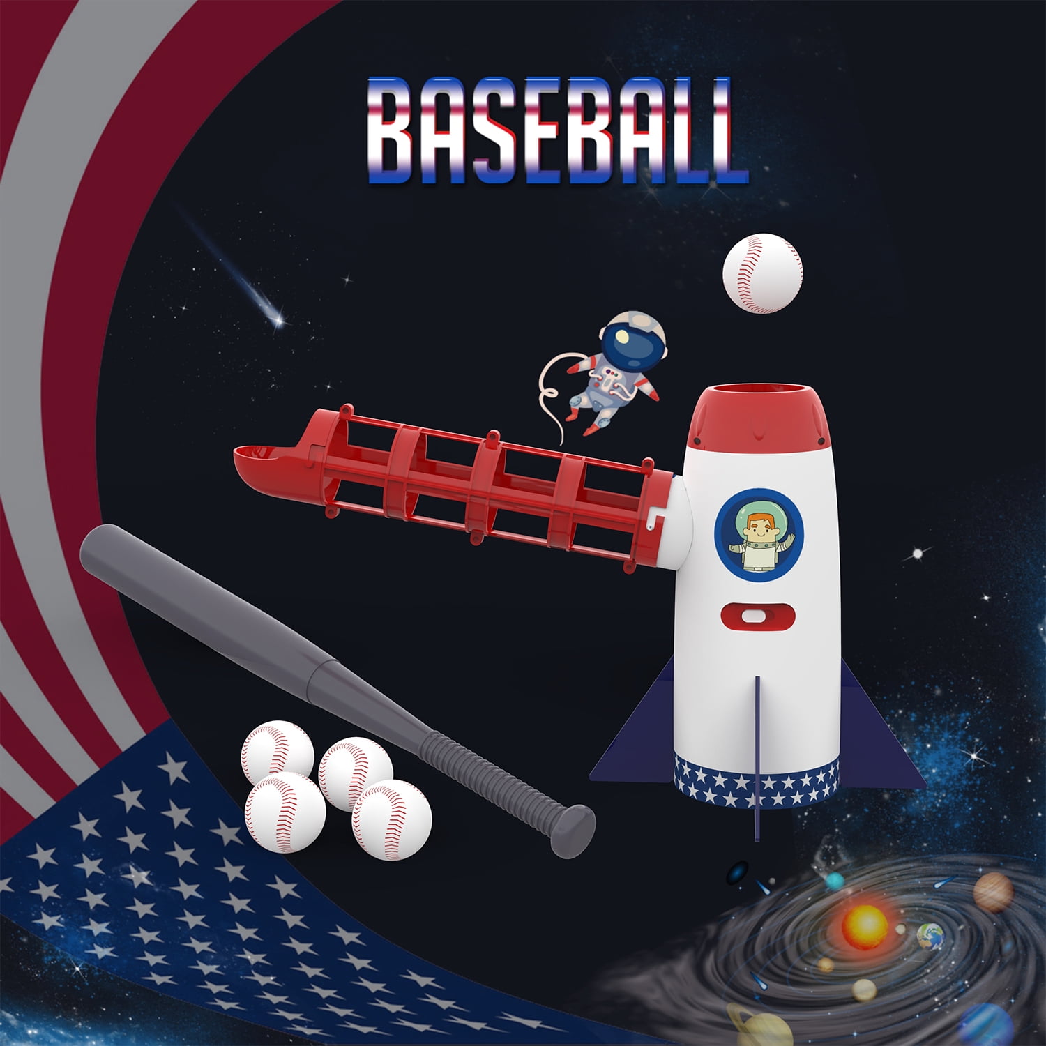 Pop-Up Baseball Play Set