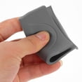 thumbnail image 5 of Silicone Pot Handle Cover Heat Resistant for Home Silver 1 Pair, 5 of 8