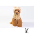 thumbnail image 1 of Abrigo de invierno para perros, chaqueta con capucha para mascotas, pijamas de franela de color sólido para perros, suaves y cómodos, 1 of 5