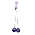 thumbnail image 3 of Pelota Pro-Clackers Pelota Pro-Clackers Clacker Ball Juguetes para niños y adultos (morado con luz), 3 of 5