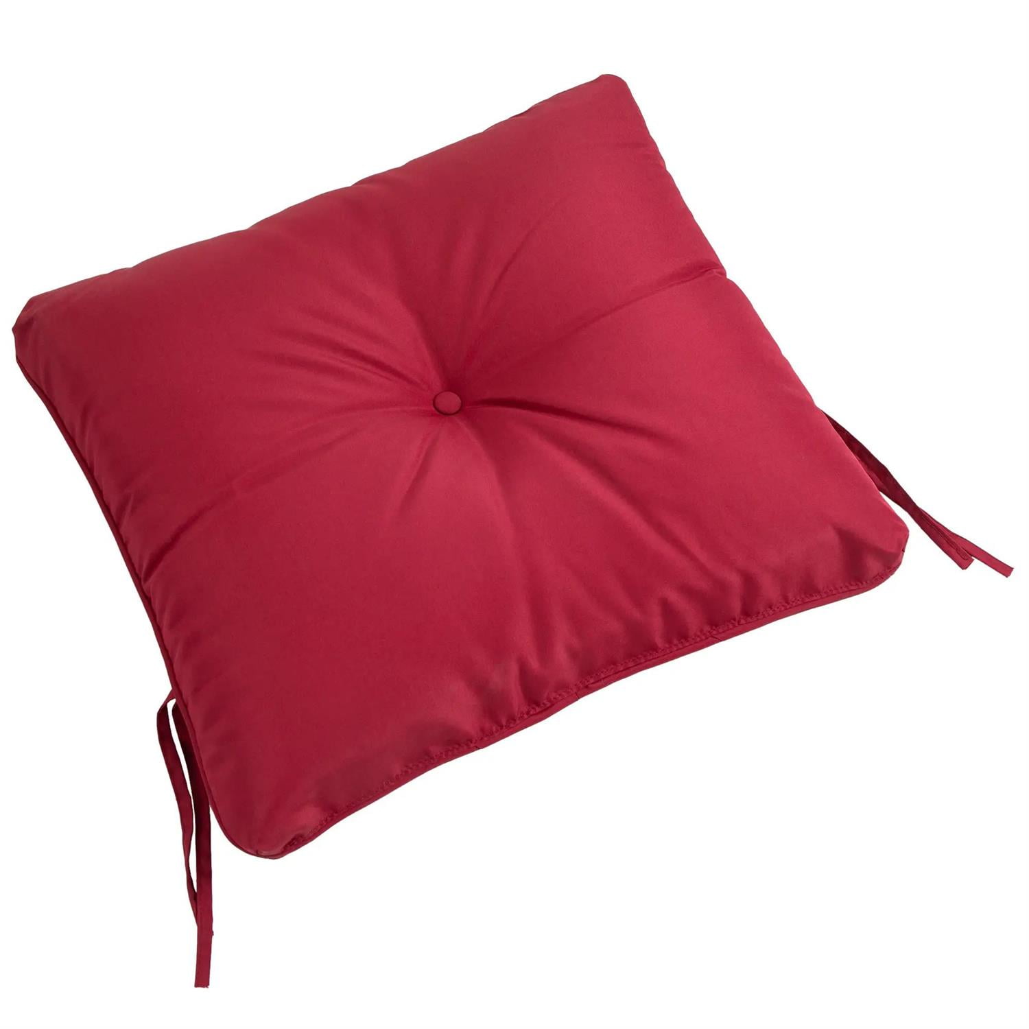 Demi Bonn Outdoor Glider Chairs Swing Glider Rocking Chair, Double Patio Bench, 2 Person Loveseat with Steel Frame, Cushions, Pillow Armrests, Red