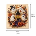 thumbnail image 3 of Halloween Ghost Pearl Art DIY Kit, 3D Plastic Pearl Painting Kit Ghost Design for Home Wall Decor for Adults and Beginners, handmade wall decor supply C, 3 of 6
