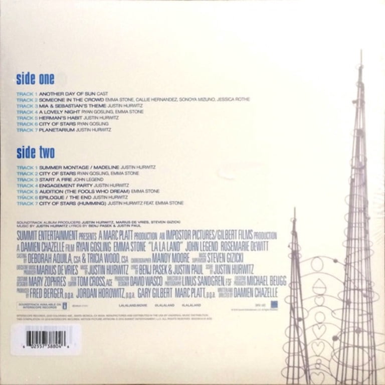 Interscope Records, Vinyl, Various Artists, La La Land Original
