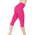 thumbnail image 3 of MAWCLOS Womens Casual Capri Pants Lounge Beach Leggings Stretch Solid Color Jeggings, 3 of 3