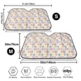 thumbnail image 3 of Picia Cat And Rabbit Curved Windshield Sunshade Accordion Folding Style Auto Shade for Car Truck SUV Van Blocks UV Ray Sun Visor Protector -Medium, 3 of 7