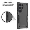 thumbnail image 2 of CoverON For Samsung Galaxy S24 Ultra Case, Military Grade Heavy Duty Rugged Phone Cover Grip, Black, 2 of 9