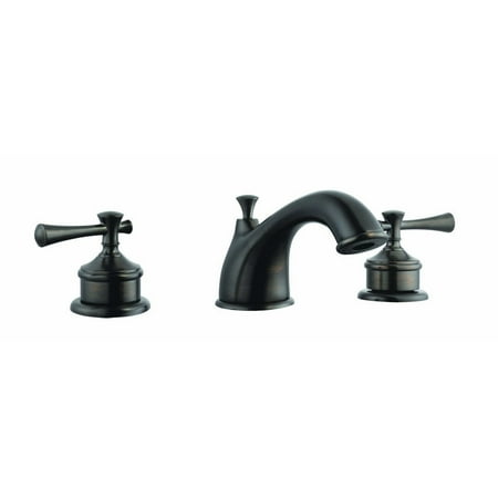 brushed faucet lavatory spread bronze wide