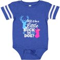 thumbnail image 3 of Inktastic Gender Reveal Will It Be a Little Buck or Doe? Girls Baby Bodysuit, 3 of 5