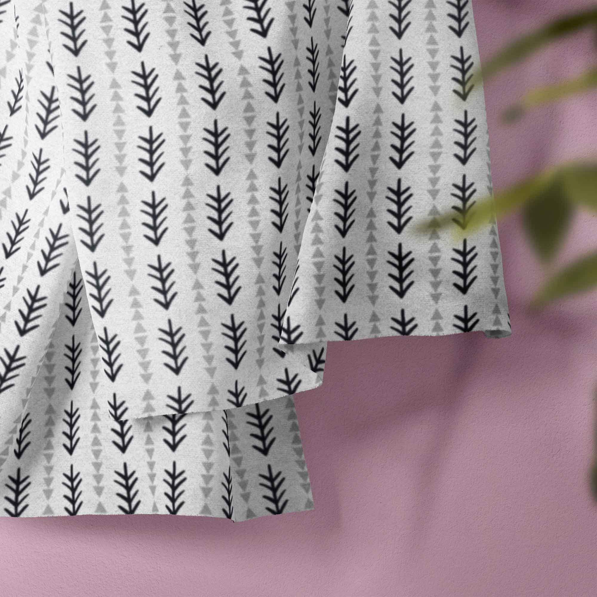 Mainstays 42" Light-weight Flannel Fabric Arrows by the Yard, White