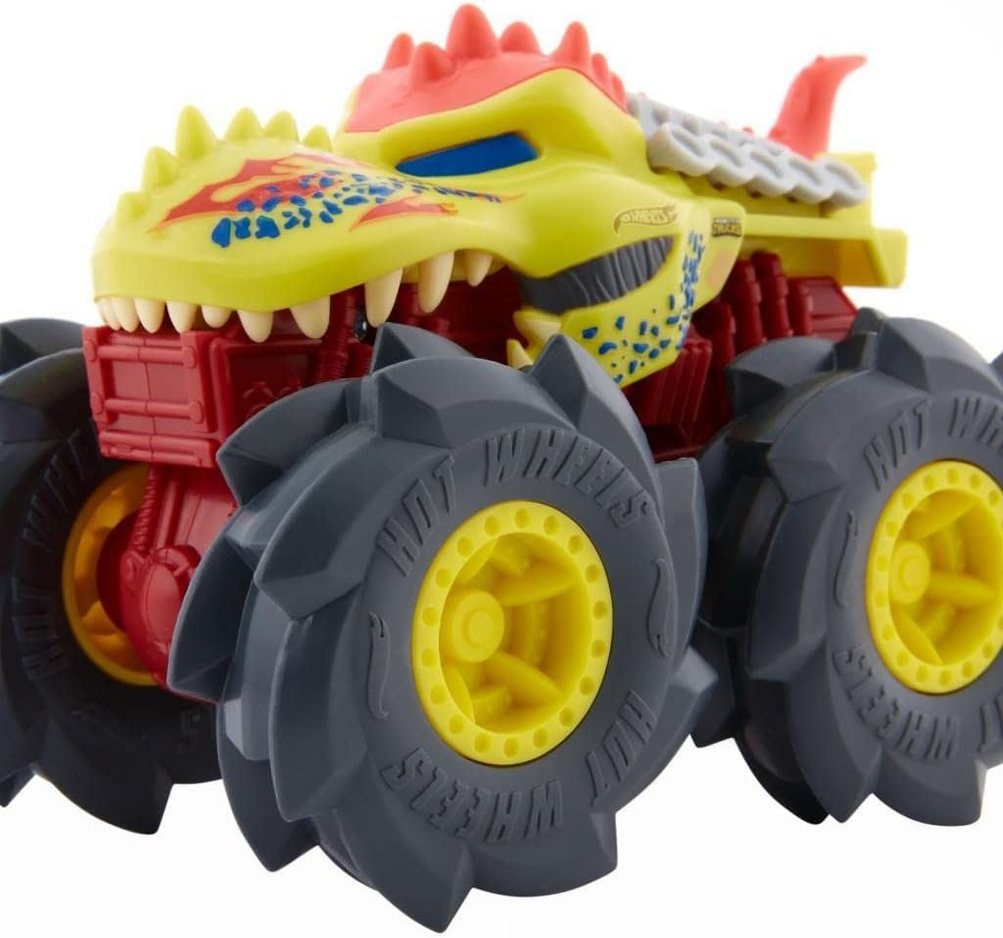 ミニカー Hotwheels MONSTER TRUCKS Hot Wheels Monster Trucks 1:43 Pull Drop Cars GVK37-GVK44