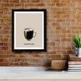 thumbnail image 5 of Designs ByLITA Americano, 11 x 14 Black Wall Print (Framed) | Coffee Decor, 5 of 7