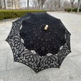 thumbnail image 4 of Lace Umbrella Parasol For Bridal Wedding Costume Photo Props 1920s Parties And Weddings Stage Props, 4 of 9