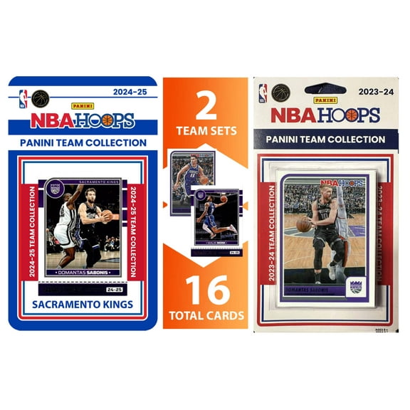 2023 2024 2025 Hoops Basketball Card Team Set Kings Sabonis