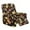 Black-Pumpkin Maple Leaf, variant on Kuiaobaty Mushroom Flower Print Recliner Chair Cover that Stay in Place Durable Reclining Sofa Slipcover Breathable Reclining Slipcover Washable Recliner Couch Cover With Side Pocket for Pets