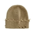 thumbnail image 2 of FAWUUDO Women's Winter Beanie Warm Hat with Pom PomThermal Fleece Lined Knit Cap Thick Cable Slouchy Soft for Ski Cold Weather Khaki, 2 of 5