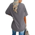 thumbnail image 2 of Sherrylily Womens Oversized Los Angeles California T Shirts Half Sleeve Summer Loose Tunic Tops S-2XL, 2 of 5