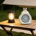 thumbnail image 4 of Qholemyo Cute Bunny Cake Shaped Mini Desk Fan Rechargeable Small Cooling Fan For Youth Bedroom Office Decor, 4 of 6