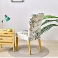 thumbnail image 2 of Dining Room Chair Covers Set of 6,Printed Pattern Parsons Chair Slipcovers Removable Washable Kitchen Seat Dining Chairs Protector Cover for Home or Party, 2 of 6