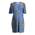 thumbnail image 5 of Destination Maternity Women's Wrap Dress with Flutter Sleeves, Sizes S-2XL, 5 of 6