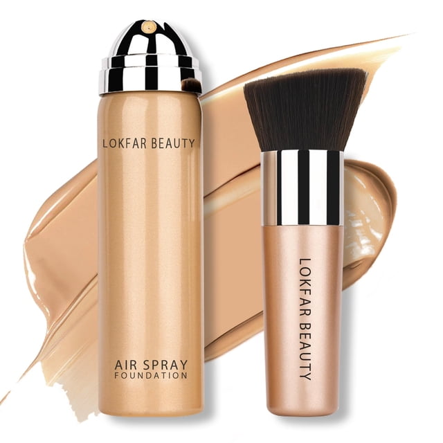 Base de maquillaje en aerosol AirBrush LOKFAR Silky Mist #04 Buff Beige