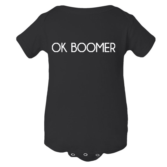 Baby OK Boomer Stop Global Warming Swarbrick Climate OkBoomer Onsie