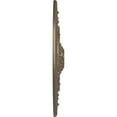 thumbnail image 4 of 37 1/2"OD x 3 3/8"P Naple Ceiling Medallion (Fits Canopies up to 3 3/8"), Hand-Painted Warm Silver, 4 of 5