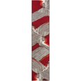 thumbnail image 3 of Unique Loom Outdoor Modern Collection Area Rug - Echo (2' 7" x 12' Runner Red and Black/Orange), 3 of 9