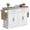 White, variant on HOMCOM Rolling Kitchen Island Cart with Cabinets and Drawers, White