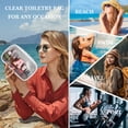 thumbnail image 6 of YOOLIFE Travel Clear Makeup Bag, Waterproof Toiletry Bags for Women, Cosmetic Bag, Preppy Stuff, Birthday Gifts for Women, Personalized White Mother Girlfriend Wife Gifts, 6 of 7