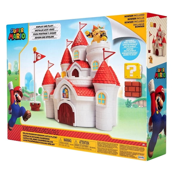 Set de juego Super Mario Conjunto de accesorios y figuras del castillo del champinon