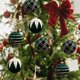 thumbnail image 1 of Adornos navideños de 10 cm, 9 unidades, en caja, bolas flocadas, para árbol de Navidad, decoración, regalo, 1 of 6