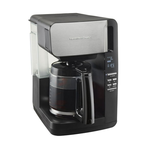 Hamilton Beach Easy Access Ultra Programmable Drip Coffee Maker, 12 Cup, Black (46203)