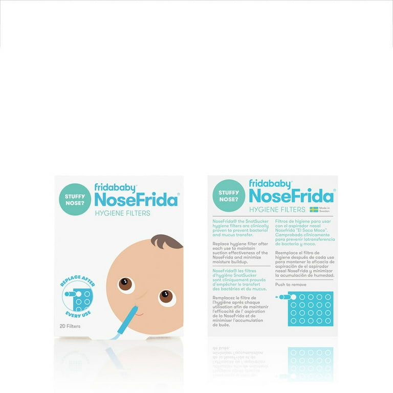120-Pack of Premium Nasal Aspirator Hygiene Filters, Replacement for  NoseFrida Nasal Aspirator Filter, BPA, Phthalate & Latex Free