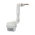 thumbnail image 3 of Commercial Electric 270-Degree White Motion Activated Wired Outdoor 1-Head Dusk to Dawn Security Flood Light Sensor, 3 of 6