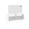 thumbnail image 5 of Boahaus Modern Columbus TV Stand, Max Screen Size 60", Brown Finish, Manufactured Wood, 5 of 5